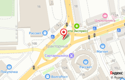 Билборды (6х3 м) от РА Экспресс-Сити на Ополченской улице на карте