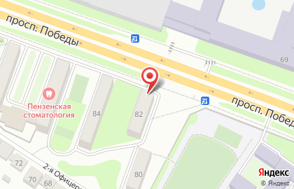 Участковый пункт полиции №4 Отдел полиции №2, Управление МВД России по г. Пензе на карте