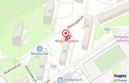 Центральная городская больница №20 на Профсоюзной улице на карте