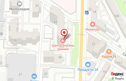 Офтальмологический центр Центр охраны зрения на улице Шилова на карте