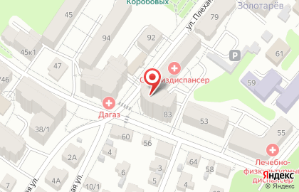 Студия детского творчества Палитра на улице Плеханова на карте