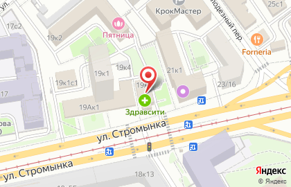 Страховая медицинская компания Ресо-мед на Преображенской площади на карте
