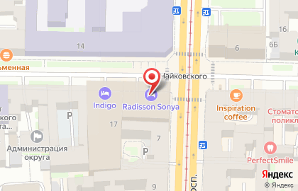 Radisson Sonya на карте