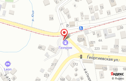 СТО Газпром на Георгиевской улице на карте
