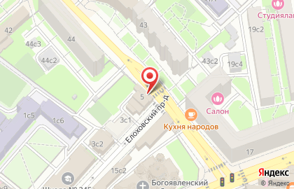 Бином в Елоховском проезде на карте