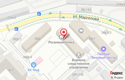 Главный государственный центр судебно-медицинских и криминалистических экспертиз Министерства Обороны РФ в Москве на карте