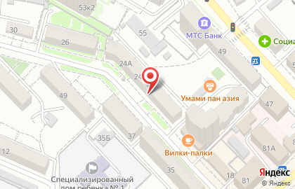 Мини-маркет Ёё на Владивостокской улице на карте