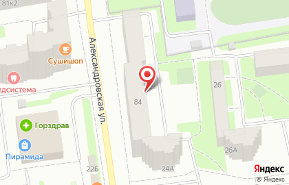 ЗАО МКБ Москомприватбанк на Александровской улице на карте