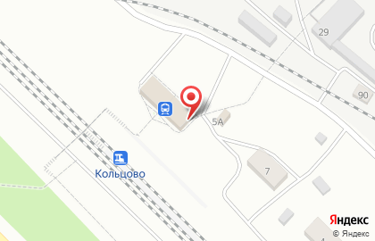 Сеть железнодорожных касс в Октябрьском районе на карте