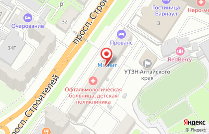 UPS в Железнодорожном районе на карте