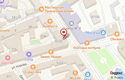 Ярославский филиал Банкомат, Банк ВТБ 24 на улице Кирова на карте