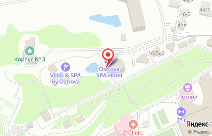 СПА-отель Ostrova на карте