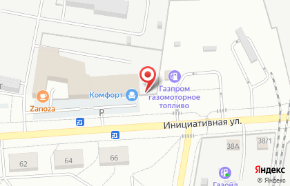 Магазин Новая Мебель на Инициативной улице на карте