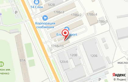 Магазин автозапчастей Автодеталь на Краснознамённой улице на карте
