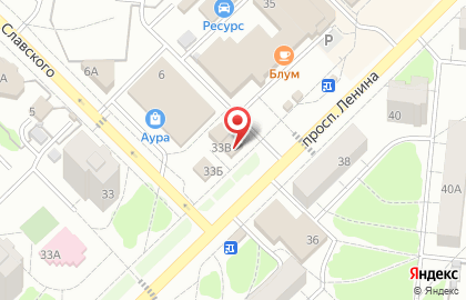 Магазин автозапчастей Иномарочка на проспекте Ленина на карте