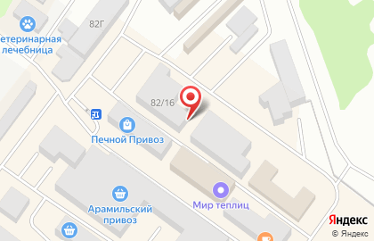 Торгово-производственная компания ТАЭН на Пролетарской улице в Арамиле на карте