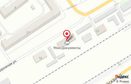 Многофункциональный центр Мои документы на Железнодорожной улице на карте