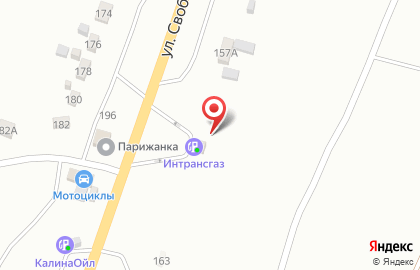 Интрансгаз на улице Свободы на карте