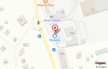 Строительный магазин Уровень на карте
