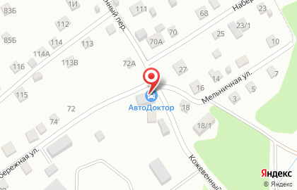 Автосервис АвтоДоктор в Кожевенном переулке на карте