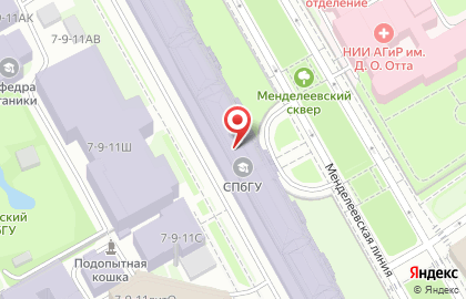 Музей истории, СПбГУ на карте