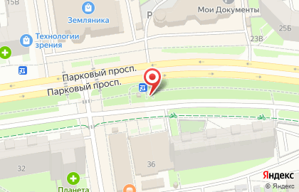Салон-магазин на Парковом проспекте на карте