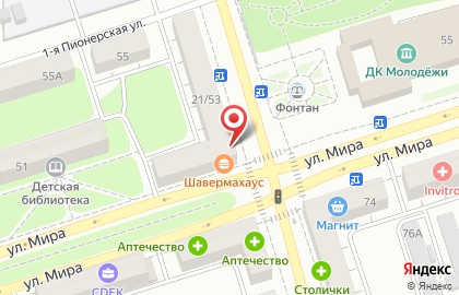 Магазин Бирюза во Владимире на карте