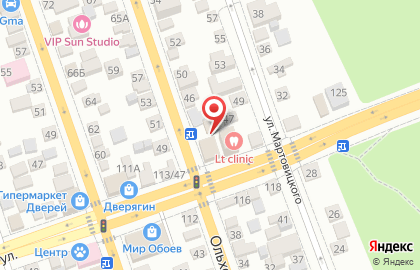 МегаШина в Ольховском переулке на карте