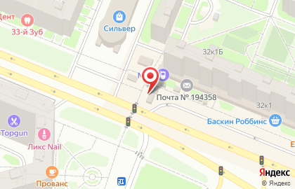 МТС в Выборгском районе на карте