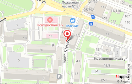 Магазин овощей и фруктов в Ростове-на-Дону на карте