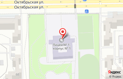 Лицей №1 в Уфе на карте