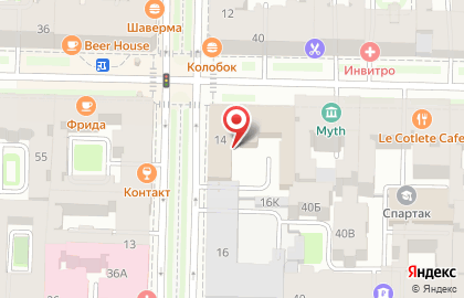 Центр бытовых услуг на проспекте Чернышевского на карте