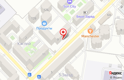 Магазин хозяйственных товаров на Кавказской улице на карте
