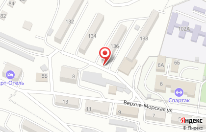 Спортивная школа Бригантина во Владивостоке на карте