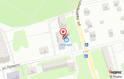 Супермаркет Магнит в Москве на карте