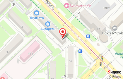 Агентство недвижимости Мегаполис Сервис на Октябрьском проспекте на карте