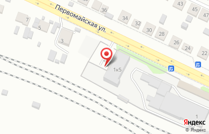 Торговая компания Ангар на Первомайской улице на карте