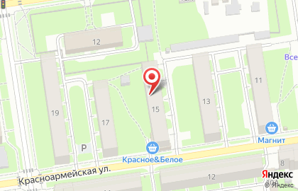 Магазин Продукты на Красноармейской улице на карте