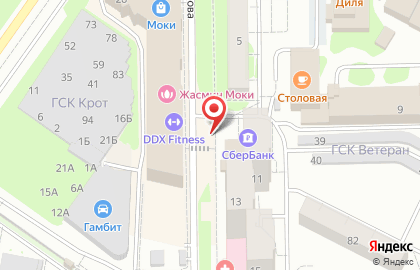 Элина на улице Серова на карте