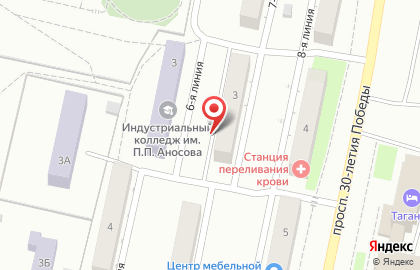 Магазин Багира в Челябинске на карте