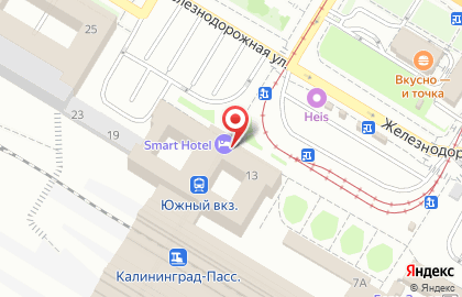 Гостиница Smart Hotel KDO Калининград на карте