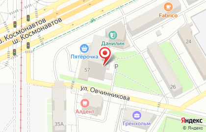 Пятёрочка, Индустриальный район в Дзержинском районе на карте