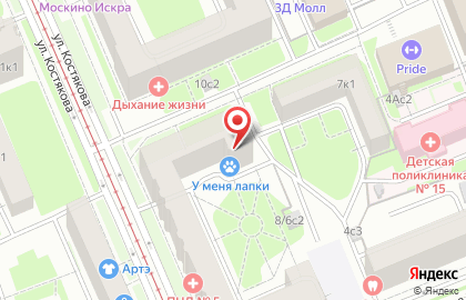 Участковый пункт полиции в Москве на карте