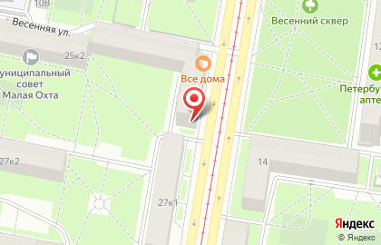 Банкомат, Северо-Западный банк Сбербанка России, ОАО, Заневское отделение на Новочеркасском проспекте на карте