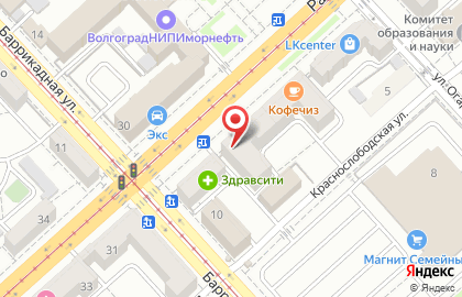 Медицинская лаборатория Гемотест на Рабоче-Крестьянской улице на карте