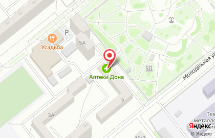 Аптека Дона в Ростове-на-Дону на карте