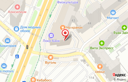 Агентство посуточной аренды квартир RentHouse в Октябрьском районе на карте