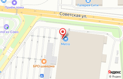 Автомат по продаже контактных линз ЛинзыТут на Советской улице на карте