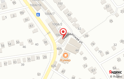 Магазин 33 курицы на Советской улице на карте
