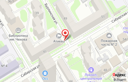 Еврейский культурный благотворительный фонд Атиква на Площади Гарина-Михайловского на карте